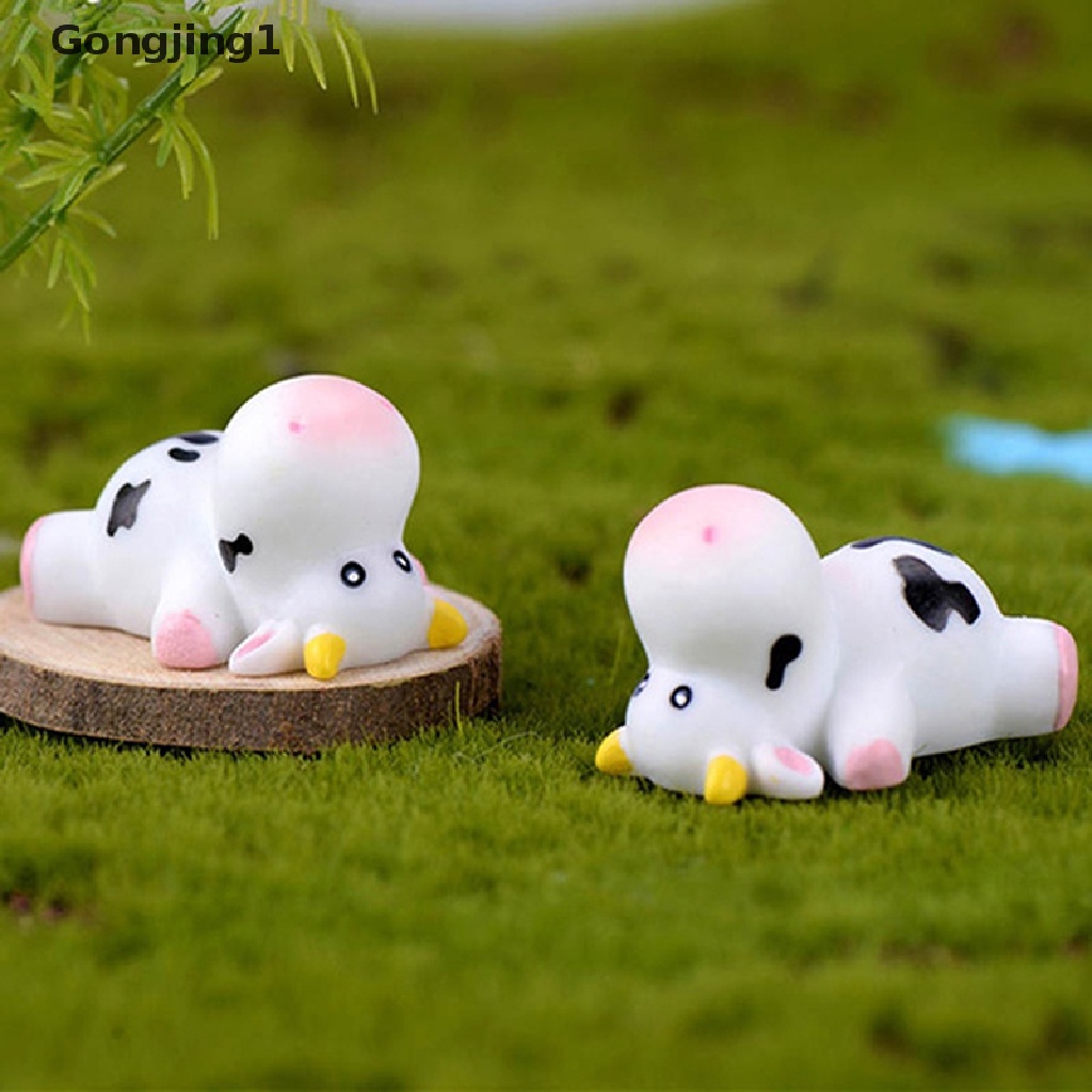 Gongjing1 Miniatur Sapi Untuk Dekorasi Taman Minifairy Gardenrumah Bonekakerajinan DIY