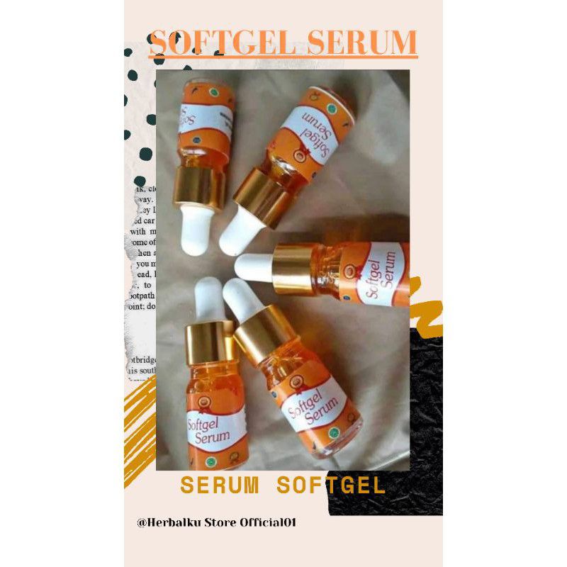 [COD]Softgel Serum pemutih wajah  penghilang jerawat dan flek hitam serum glowing serum cantik