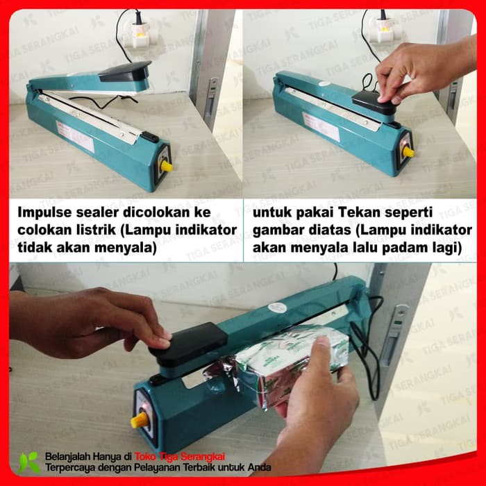 Q2 Impulse Sealer PFS 8300 Press Plastik 30cm