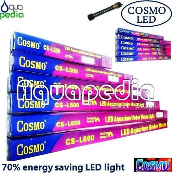 Cosmo Cs-L400 Lampu Led 40Cm Aquarium Underwater Light Warna Merah Ayo Beli
