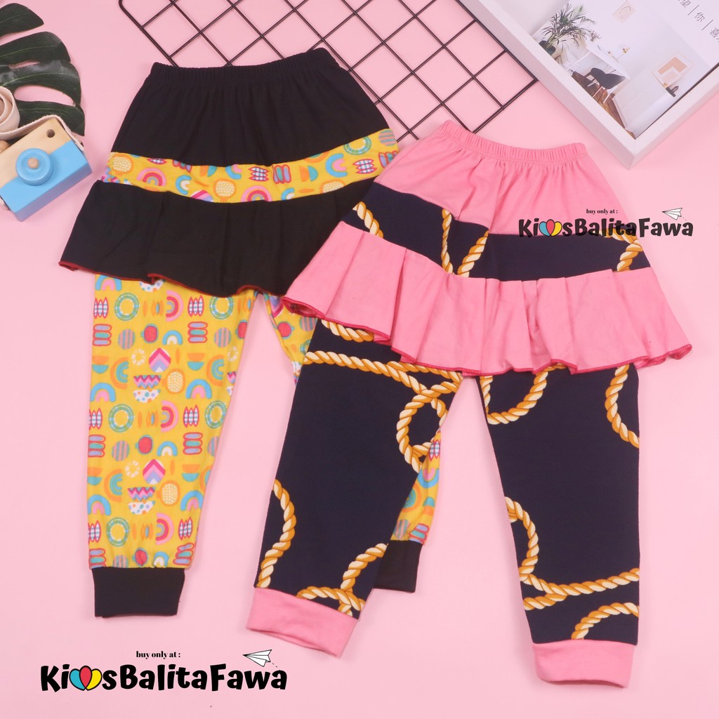 Umbrella Pants uk Bayi - 4 Tahun / Celana Panjang Anak Perempuan Model Rok Legging Pants Murah