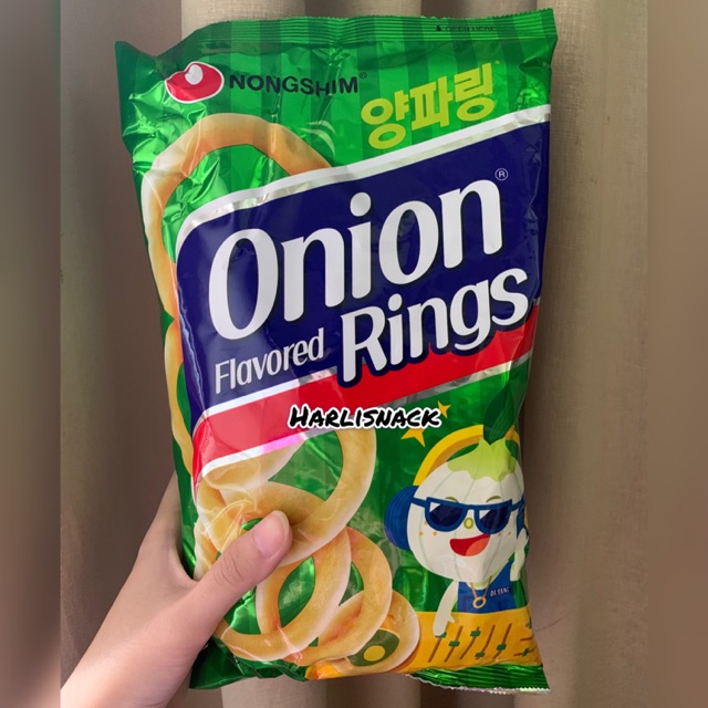 

Nongshim ONION RINGS KOREA SNACK - KOREAN SNACK - MAKANAN RINGAN KOREA 90gr