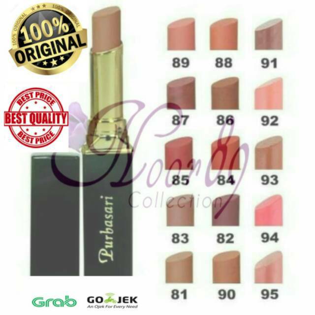 PURBASARI COLOR MATTE LIPSTICK ORIGINAL / LIPSTIK PURBASARI / LIPSTIK TAHAN LAMA / LIPSTIK MATTE
