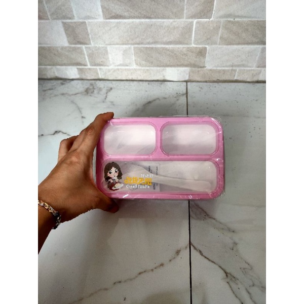 Tempat Makan Bekal Lunch Box Set / Container Makanan Rapet anti Bocor-other