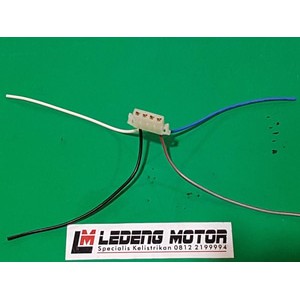 Soket Tombol 4 Kabel Saklar Fitting Lampu Dim Klakson Sen Karisma Beat