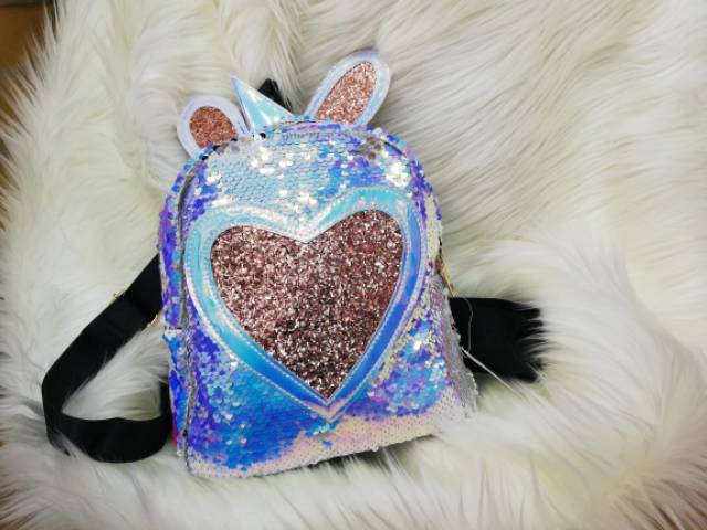 Tas ransel sequin love rabbit