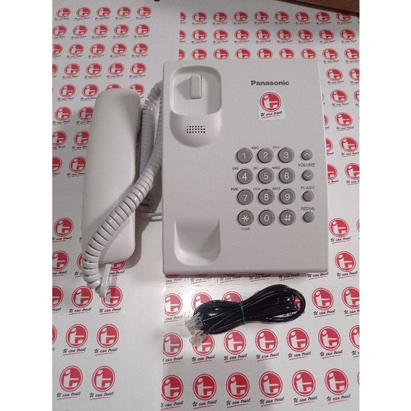 PESAWAT TELEPON KX-TS 505MX PUTIH SECOND Seperti baru 98% + klo ada Dus asli cuma No seri beda atau pake dus polos