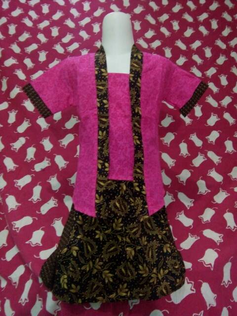 REAL PICT Kebaya Anak Setelan Batik Kutu Baru Usia 1,2,3,4,5,6,7 Tahun Setelan Kebaya Rnb TOKO B2M