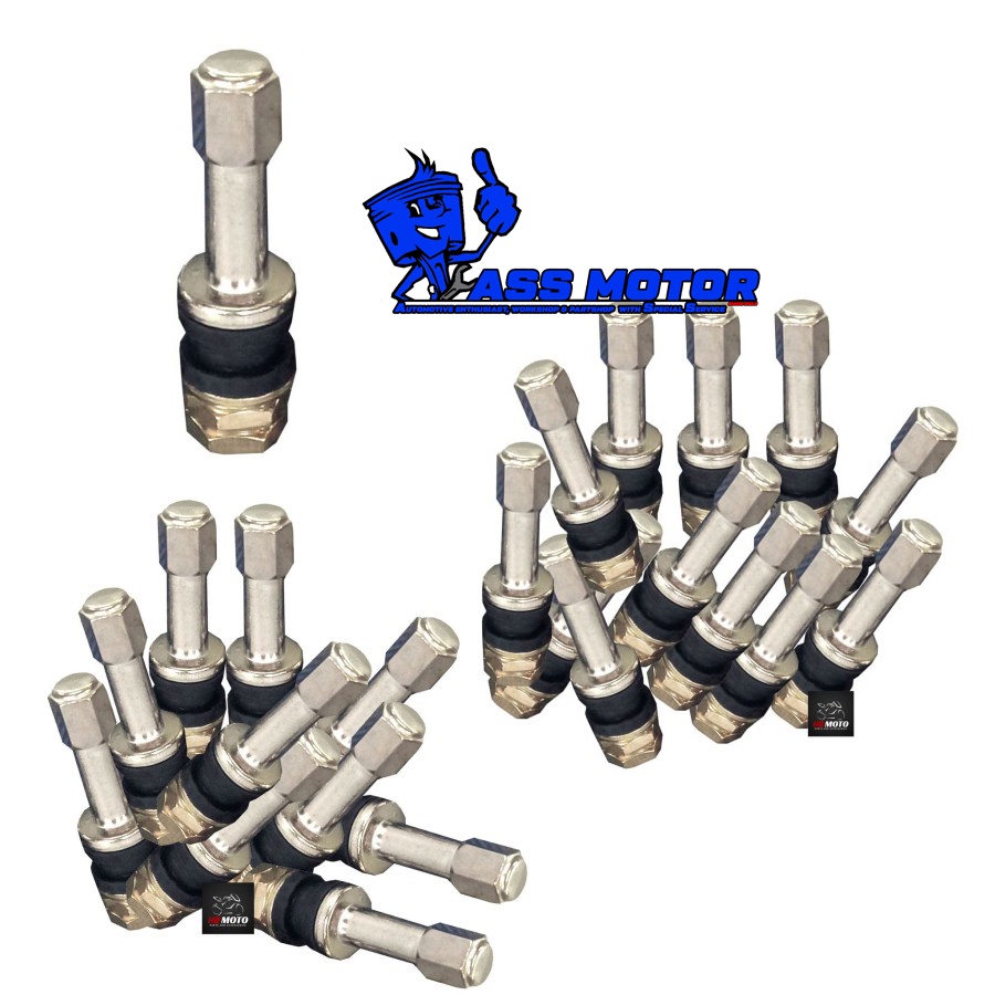 VALVE RIM ALL MOTOR TUBELESS  Pentil tubeless besi untuk semua motor Pentil Tubeless PANJANG VALVE R