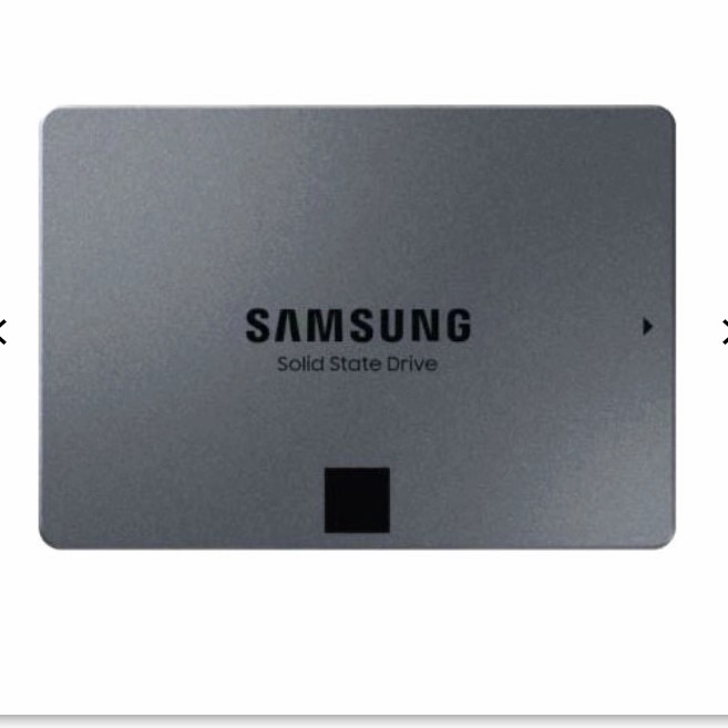 Harddisk  Memory  SSD 870 QVO SATA-3 1TB MZ-77Q1T0BW Samsung Hitam