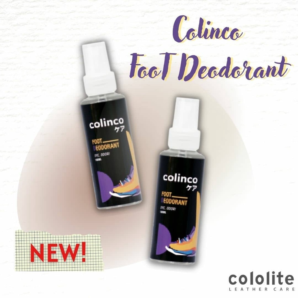 Foot Spray Deodorant Penghilang Bau Kaki Sepatu Sendal Pria Wanita / Anti Bau Kaki COLINDO COLOLITE