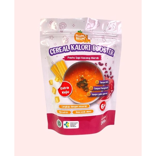 Plum &amp; Blum Cereal bubur bayi Oat Pasta Beef BUAH /Sereal Bb Booster -200gr