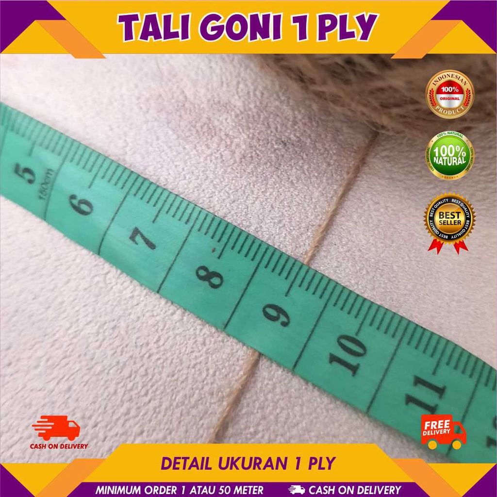 Tali Rami / Tali Goni 1 PLY (1 Roll 500m)