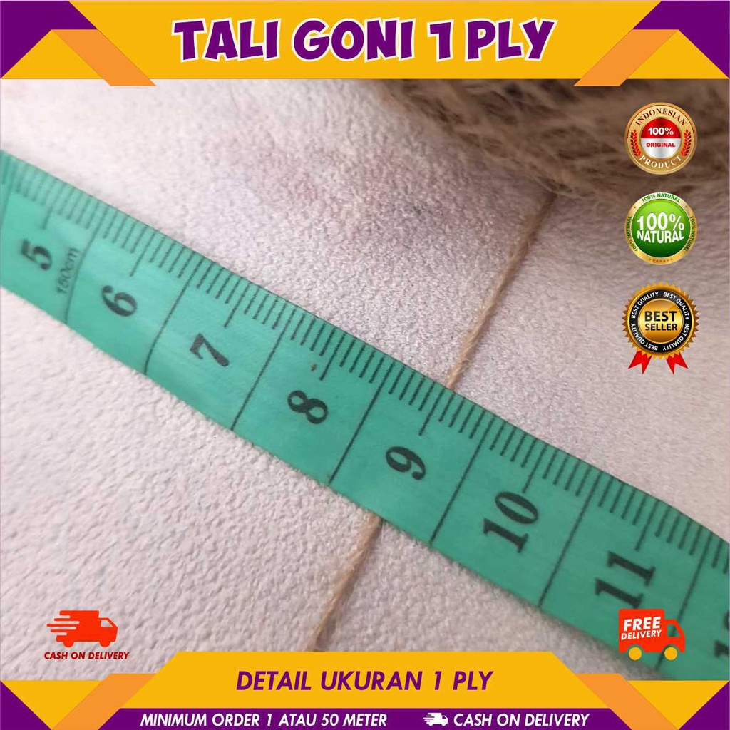 Tali Rami / Tali Goni 1 PLY (1 Roll 100m) ✤