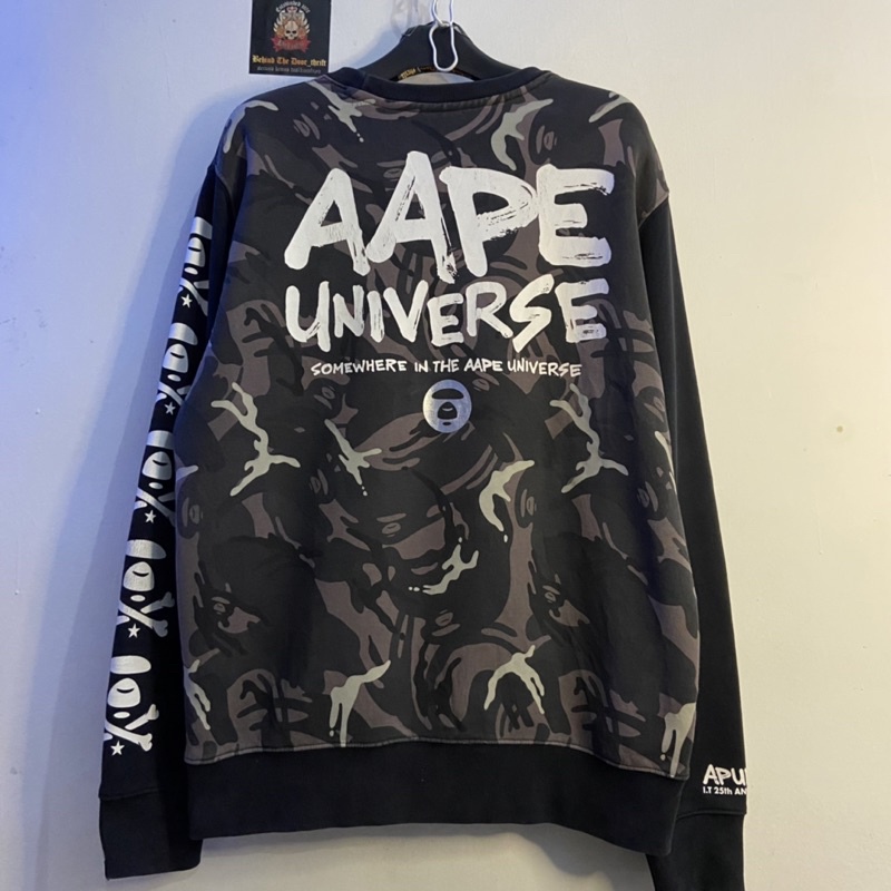 Crewneck AAPE BAPE second Original