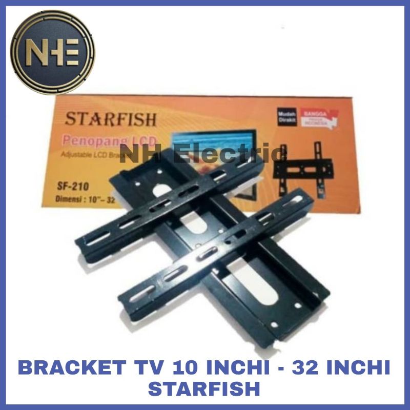 Bracket Tv Starfish 10 Inchi - 32 Inchi - Breket Tv Universal 10 - 32 Inchi Starfish - Braket Lcd 10 Inchi - 32 Inchi Starfish