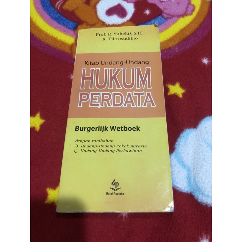 KITAB UNDANG-UNDANG HUKUM PERDATA