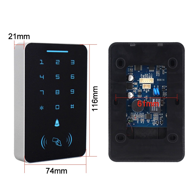 Card RFID Controller Password Keypad Door Access Control 12V / RFID Access Door - RFID KEYCHAIN TAGS GANTUNGAN KUNCI 13.56 MHz PROXIMITY KEYTAG TAG KEYFOB KEY CHAIN