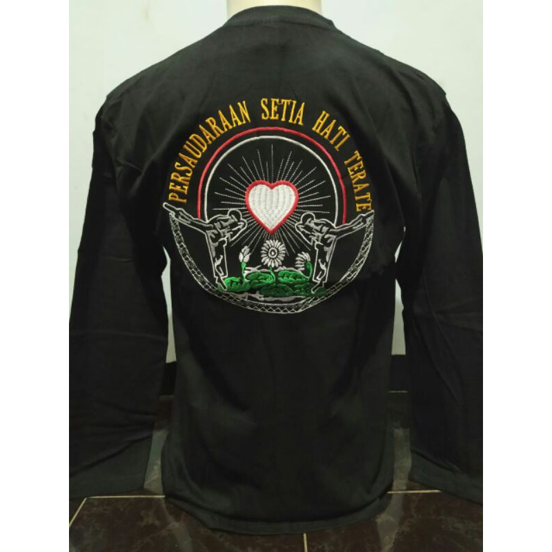 KAOS PSHT LENGAN PANJANG SETIA HATI TERATE BORDIR