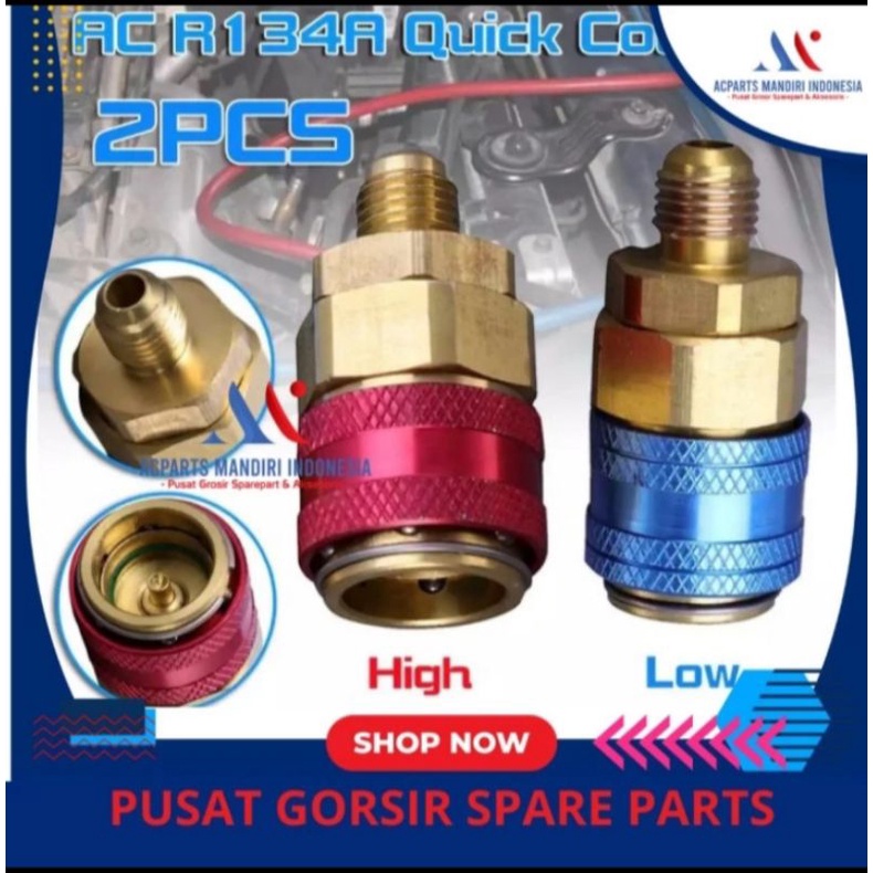 QUICK COPLER PENGISIAN FREON AC MOBIL KLEA R143A