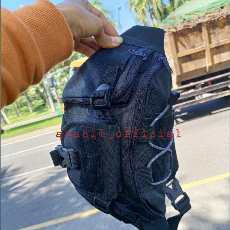 TAS SLEMPANG WAISTBAG ARMY TACTICAL TERLARIS