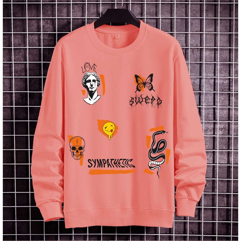 COD/ARPIOSSHOP - BAJU SYMPATHENTIC - SWEATSHIRT PRIA/WANITA KEREN MODEL KEKINIAN