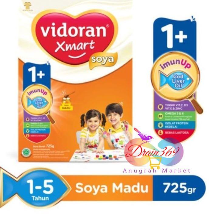 <KiN ✿> Vidoran Xmart Soya 1+ Madu 725gr //Terdiskon