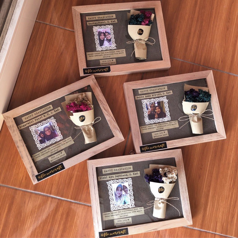 

6R 2D FRAME RUSTIC / KADO WISUDA / KADO NIKAH / KADO ULTAH / KADO ANNIV / HADIAH