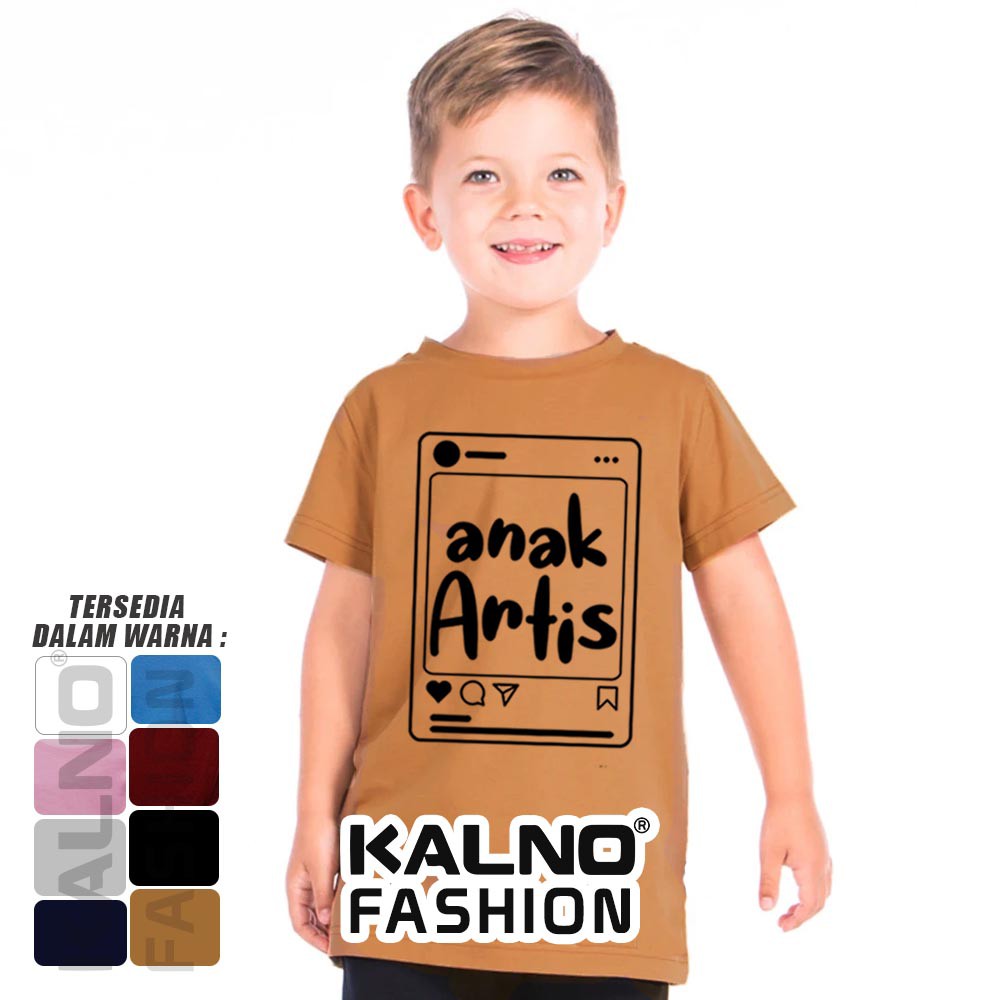 Baju Anak cewe / cowo Print sablon anak artis 175 - baju anak umur 1-7 thn