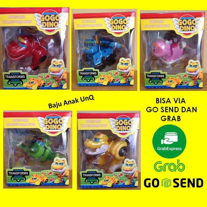 Mainan Anak Gogo Dino Go Go Dino Gogodino Robot Dinosaurus