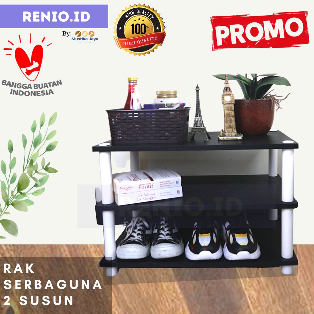 Rak Serbaguna Baju Tv Kayu 3 Susun Rak Susun Renio Pendek Pendek Rak Sepatu Kayu Murah Kantor