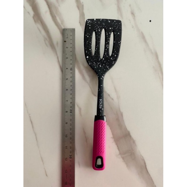 Spatula Lubang Silikon BOLDe - Super Utensile Silicone Slotted Turner - Sutil - Sodet