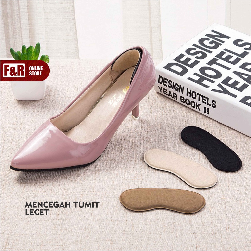 Pelindung Tumit Kaki Anti Lecet Bantalan Sepatu Insole Wanita Hells Sponge Shoes Pad