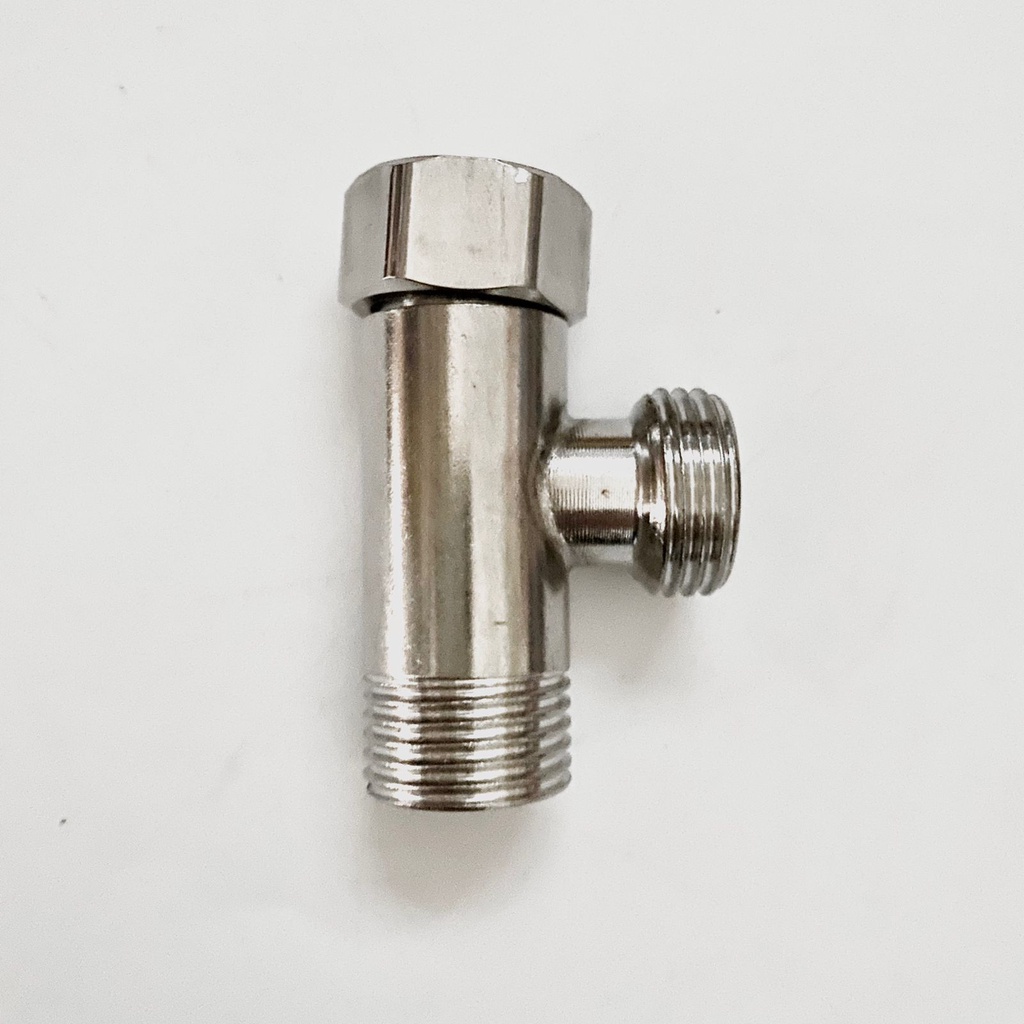 Nepel T Ring Putar Stainless 1/2 inch -Tee Ring Keran Shower Mur Mor 1/2&quot; Fitting Sparepart Kran 1005