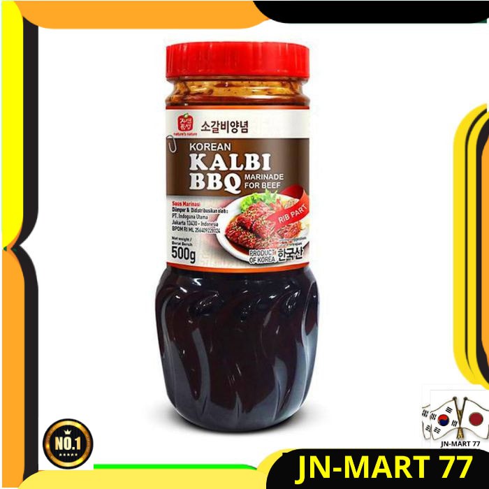 

MAKANAN KOREA/KOREAN FOOD/SAUS KOREA JINSUNG KALBI MARINADE BEEF 500 G
