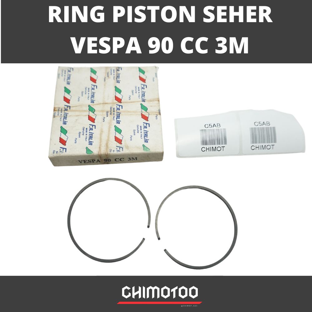 RING SEHER PISTON VESPA 90 CC 3M