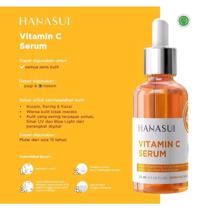 Serum hanasui acne VIT C whitening