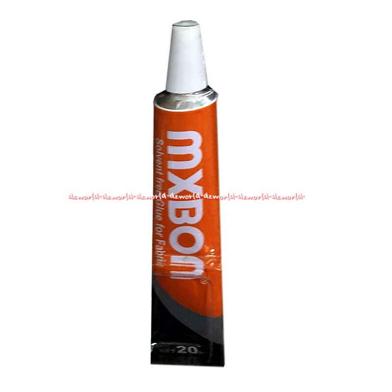 Mxbon Solvent Free Glue Fabric Dries Clear 50ml Lem Kain Mx Bon