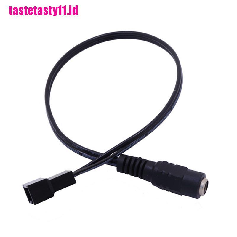 (TTID) Kabel Adapter Router Kipas Angin DC 5521 Ke 4Pin PWM Bahan Tembaga Untuk Komputer PC