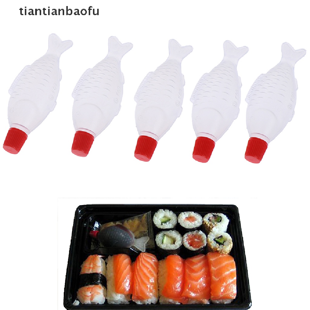 [tiantianbaofu] 10pcs 4ML Fish Sauce Bottle Sushi Tool Condiment Mustard Dispenser Sauce Cruet Boutique