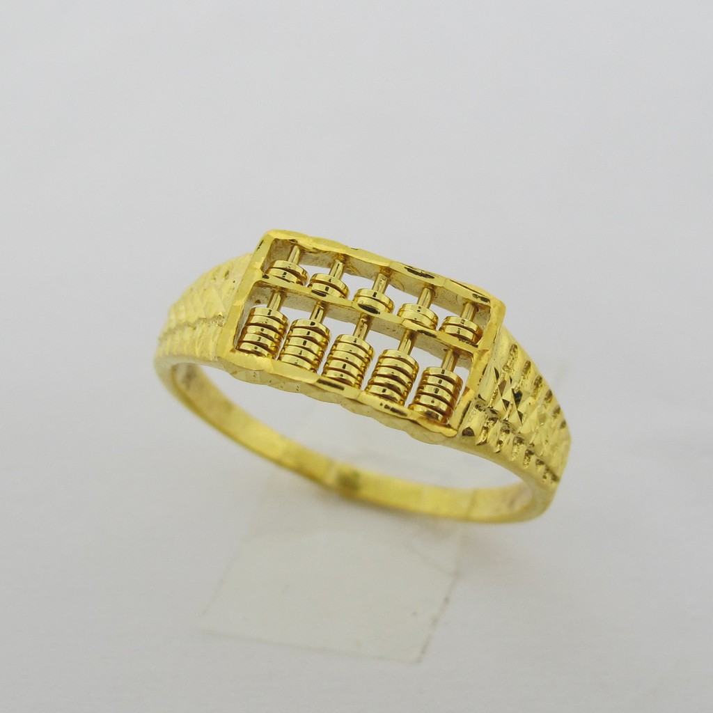 Cincin anak dan dewasa emas asli kadar 700 70% 22 3 gr sempoa kuning putih gold rosegold 11 12 13 14 15 16 17 18