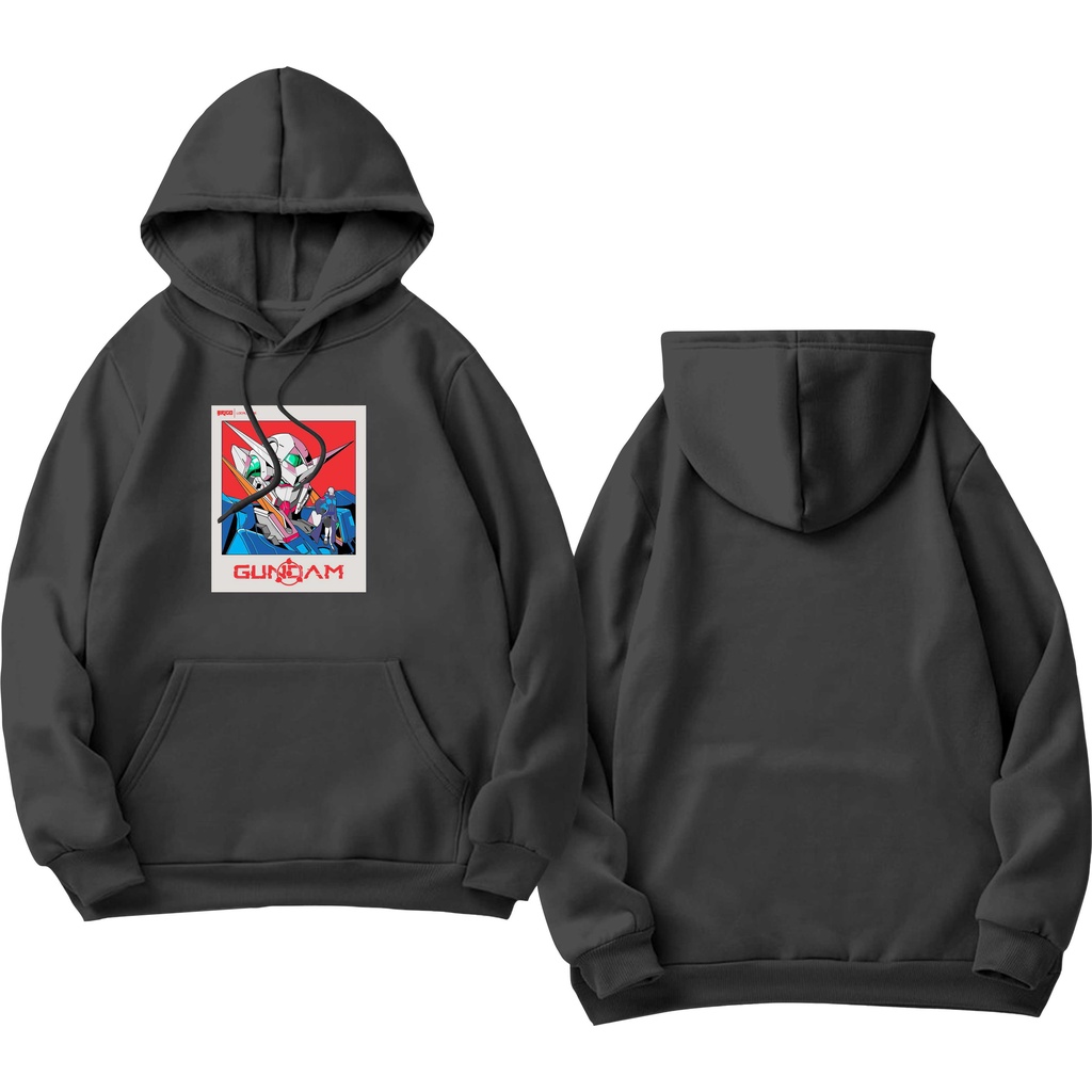 Sweater Hoodie BRIGO GUNDAM Sablon DTF Fleece Cotton II BRIGO Jumper Hoodie GUNDAM II M-XXL (Pria &amp; Wanita) Free stiker&amp;Gantungan Kunci