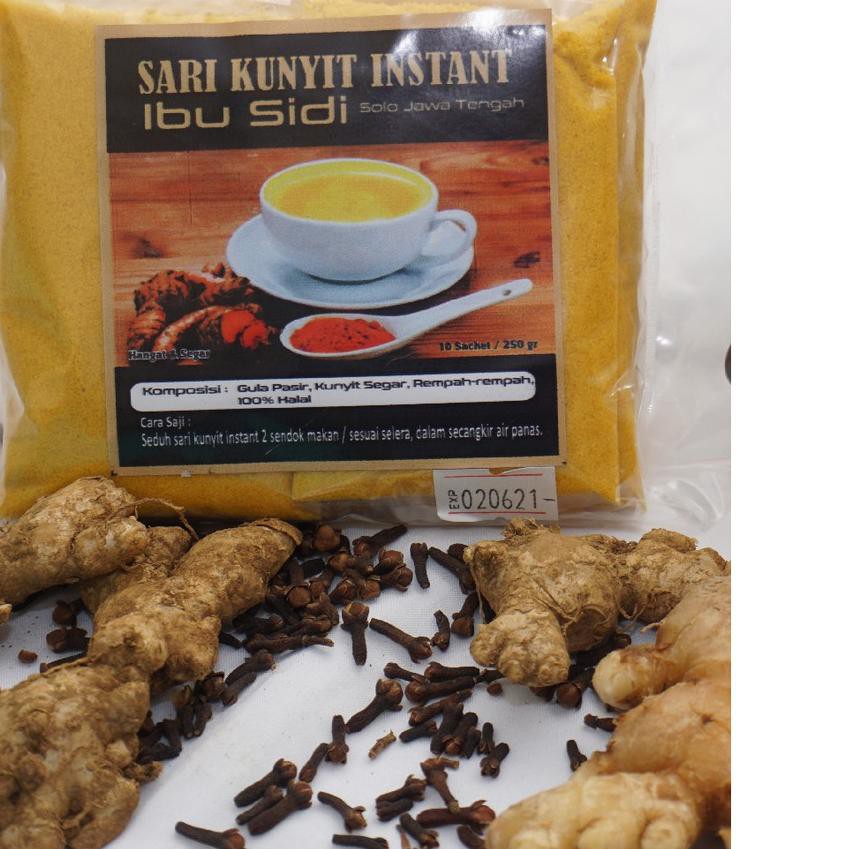 

BIG SALE!! (itv-1272) SARI KUNYIT INSTANT IBU SIDI MINUMAN HERBAL KHAS SOLO