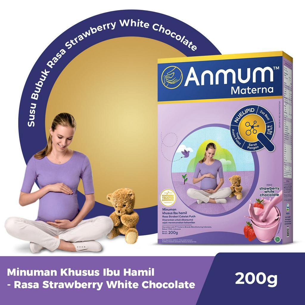 Anmum Materna Strawberry/ Lacta Coklat 200gr