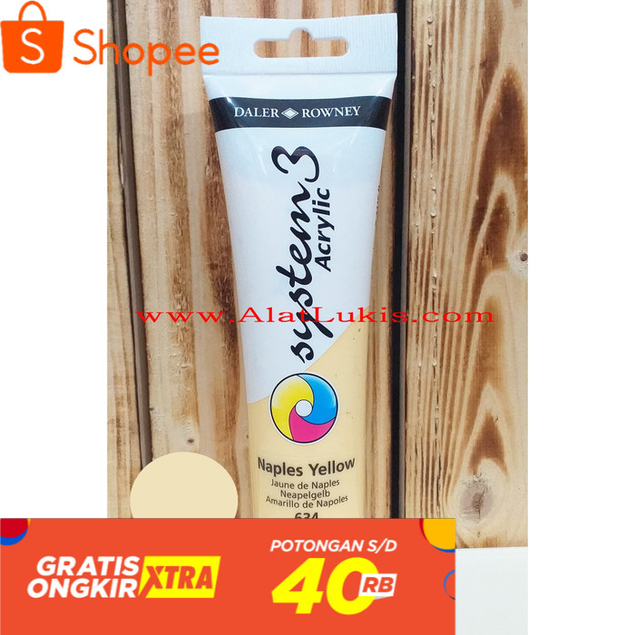 

Cat Akrilik System 3 150 ml warna Naples Yellow