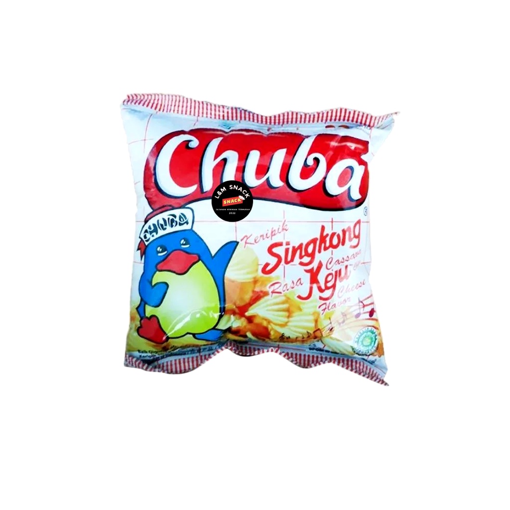 Ciki Chuba Keripik Balado/Ijo/Keju 1 Pack isi 20pcs @14gr