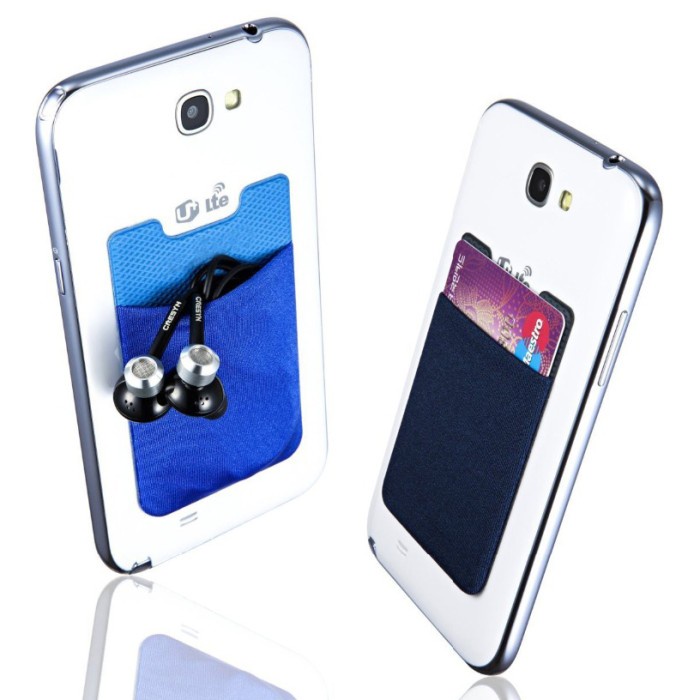 

Terlaris Smartphone Silicone Card Holder 3M - Black Gilaa!!!