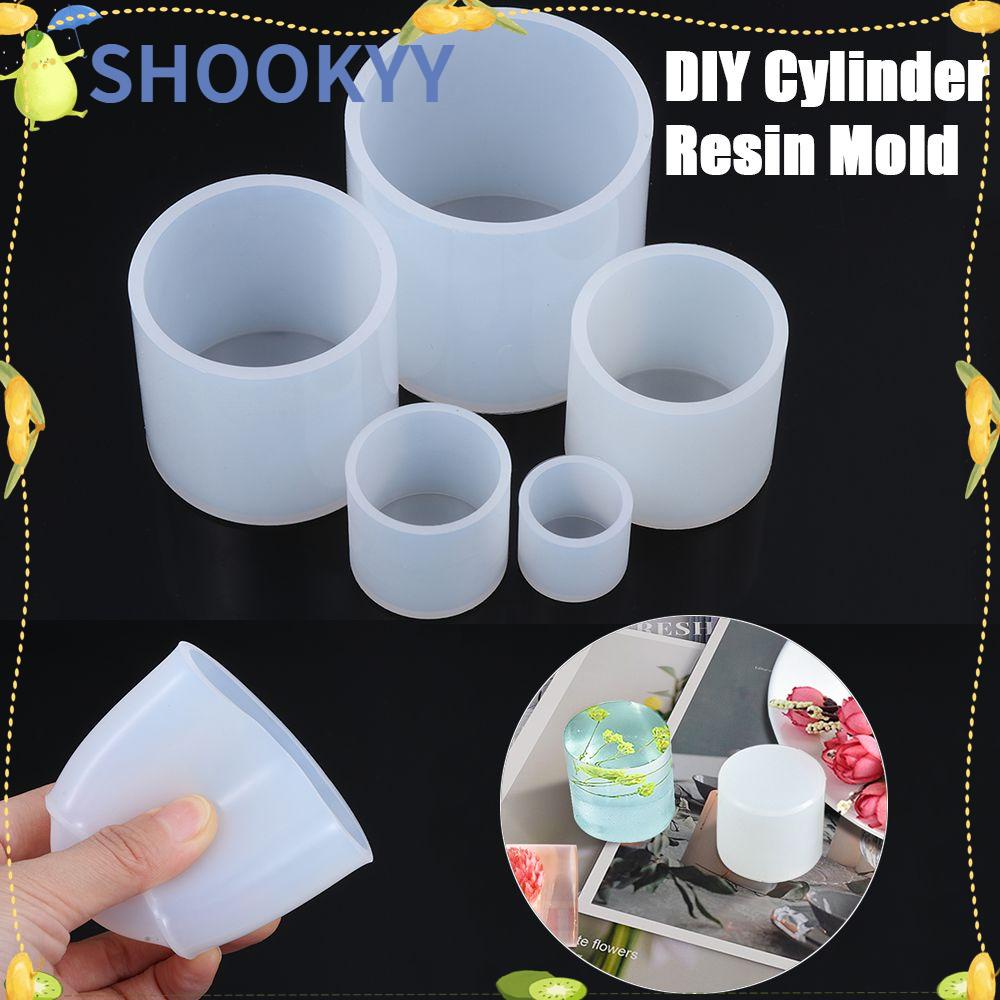 Cetakan Resin Bentuk Silinder Bahan Silikon Untuk Membuat Perhiasan Handmade