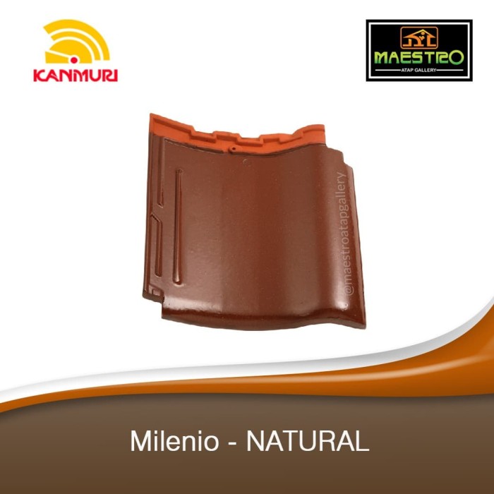 KANMURI Genteng Keramik Milenio Natural