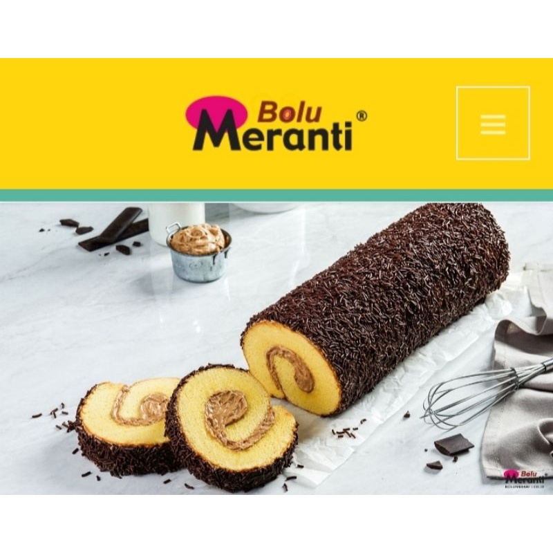 

BOLU MERANTI TOPPING COKLAT